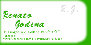 renato godina business card